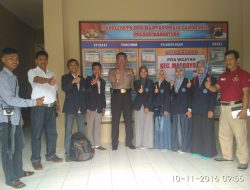 Audiensi Dengan Polsek Margoyoso, Mahasiswa IPMAFA Dorong Pemberantasan Miras