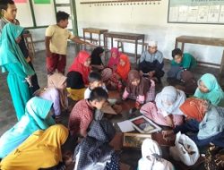 KKN IPMAFA Desa Grogolan Ajak Anak-Anak Garap Kulit Telur