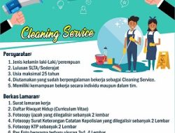 Lowongan Kerja Cleaning Service