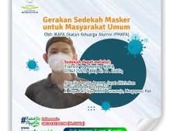 Bersama IKAFA Sukseskan Gerakan Sedekah Masker untuk Masyarakat Umum