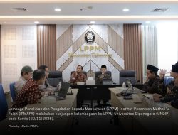 Tingkatkan Mutu Riset, LPPM IPMAFA Lakukan Kunjungan Kelembagaan ke LPPM UNDIP